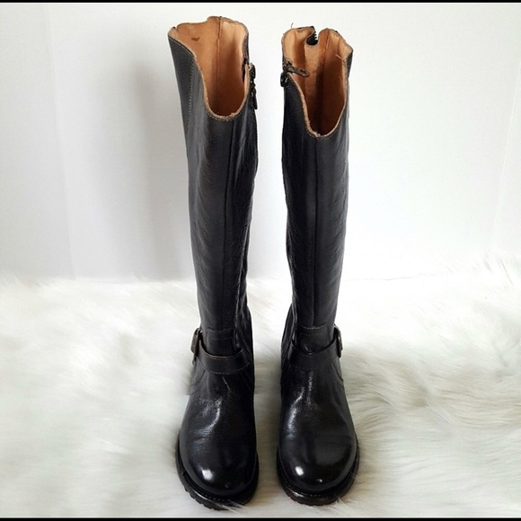 Bed Stu Glaye Graphito Rustic Ridding Boot - Picture 3 of 7